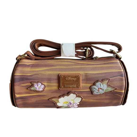 NWT Disney Loungefly The Fox and the Hound Forest Floral Log Crossbody Bag - Picture 4 of 12